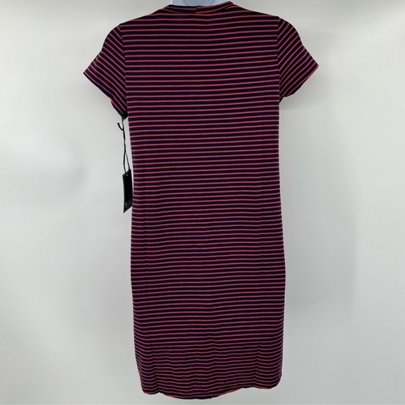 Revolve x Michael Lauren Cuba Short Sleeve Striped Mini T Shirt Dress XS New - Picture 7 of 14